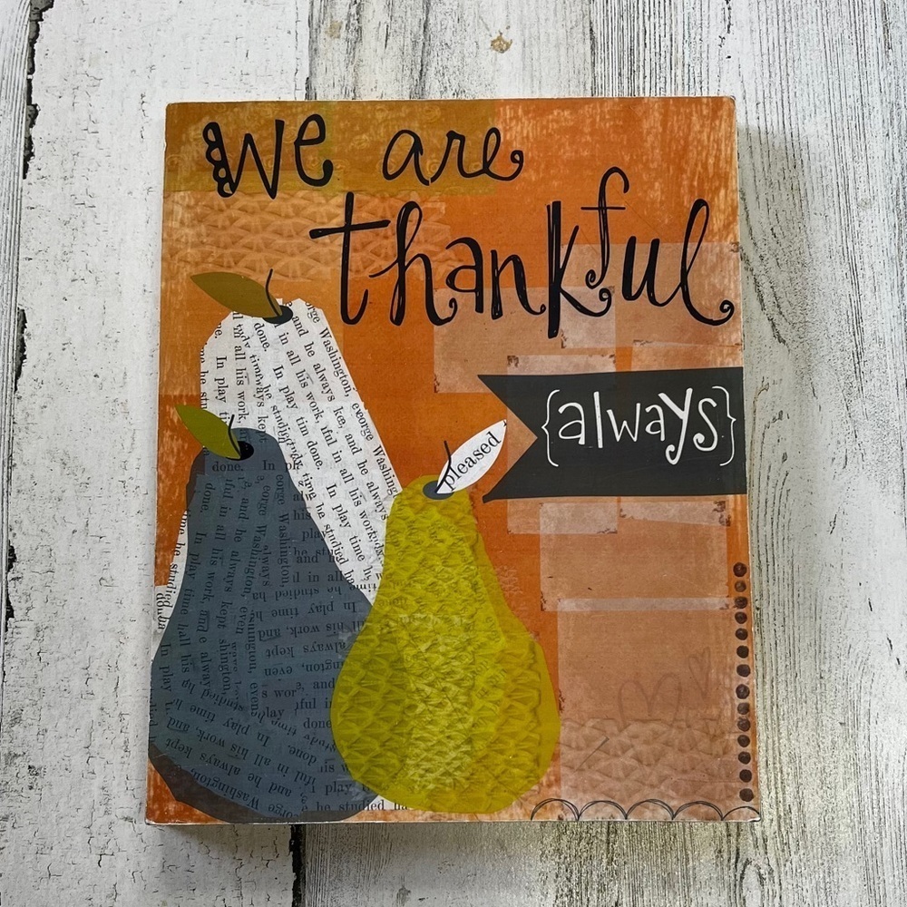 Thankful Wooden Sign Home Decor Kitchen Living Room